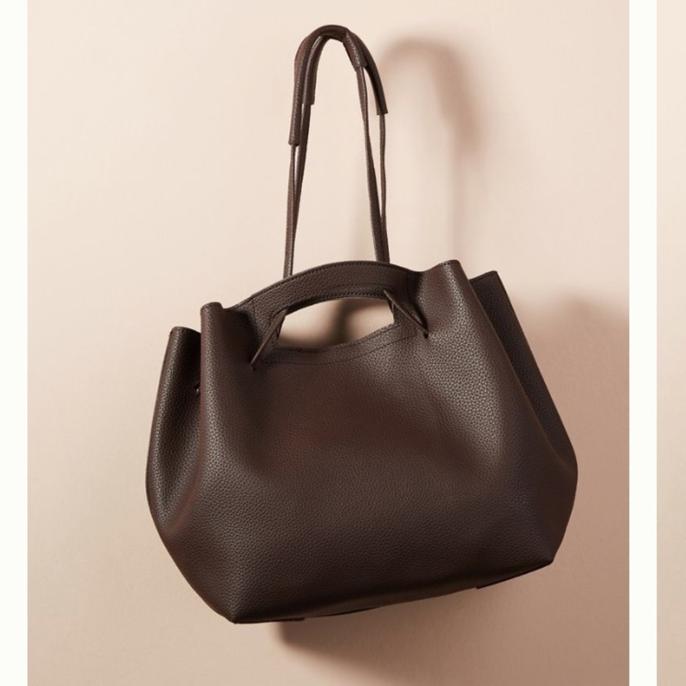 New Anthropologie Greyson Bucket Tote Bag - Brown